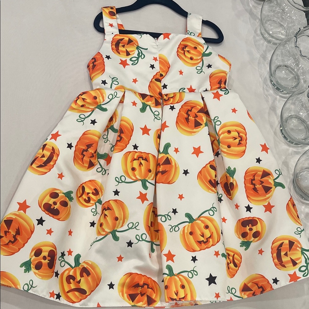 Cat & Jack Halloween Pumpkin Dresses- set of TWO Orange 4/5T - Picture 12 of 16